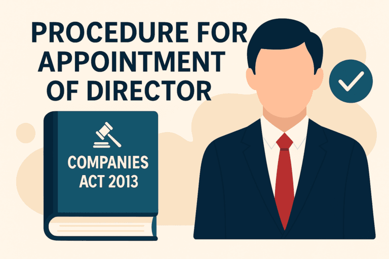 Procedure for Appointment of Director