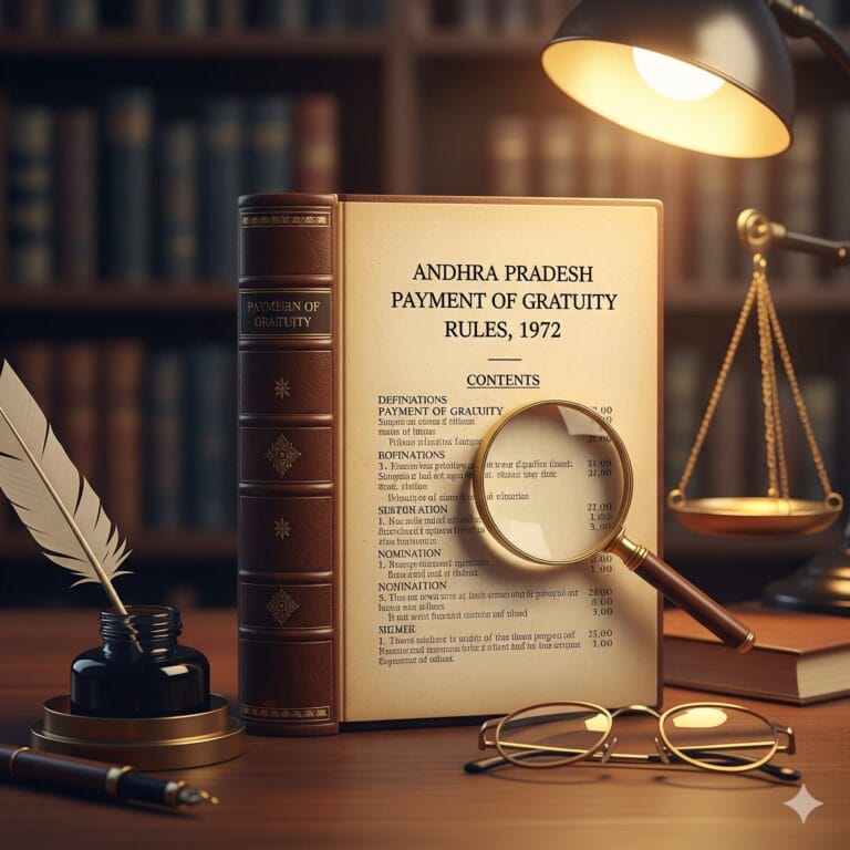 Andhra Pradesh Payment of Gratuity Rules, 1972