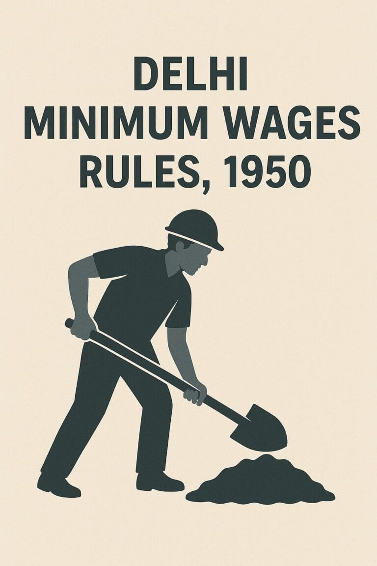 Delhi Minimum Wages Rules, 1950