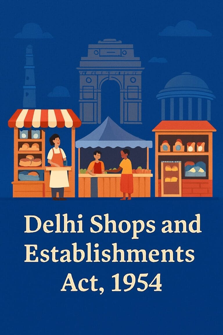 Delhi Shops and Establishments Act, 1954