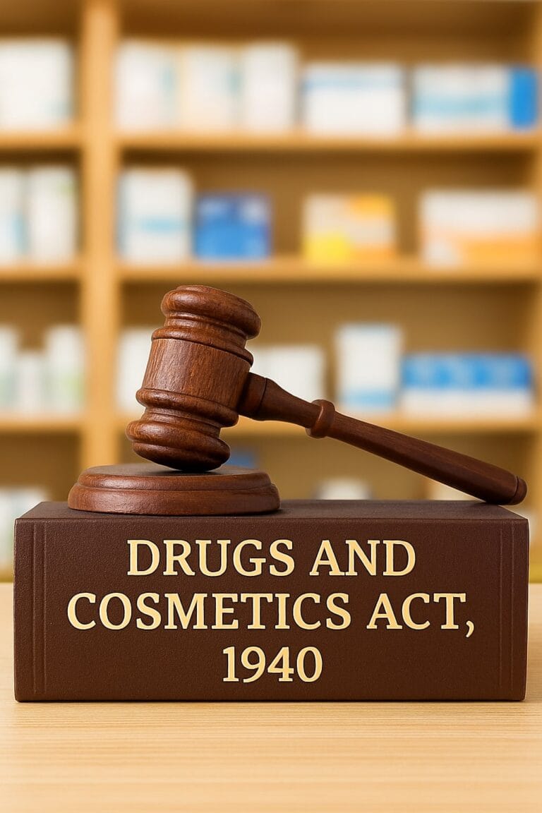 Drugs and Cosmetics Act, 1940