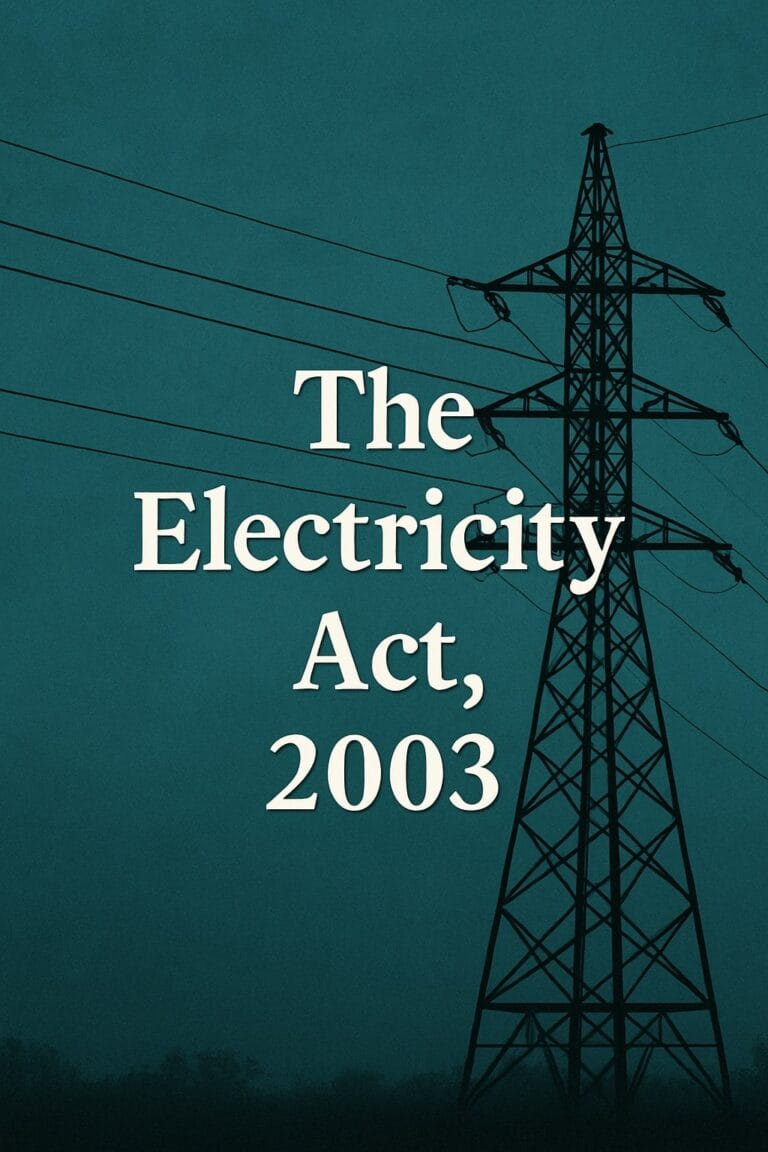 The Electricity Act, 2003