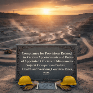 Compliances for Provisions Related to Various Appointments and Duties of Appointed Officials in Mines under Gujarat Occupational Safety, Health and Working Conditions Rules, 2025