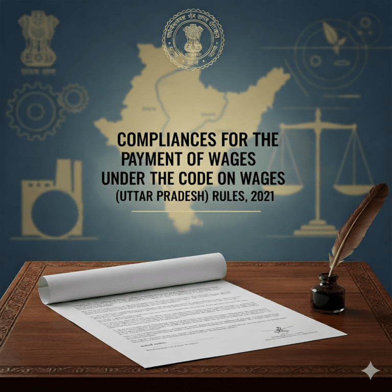 Compliances for the Payment of Wages under the Code on Wages (Uttar Pradesh) Rules, 2021