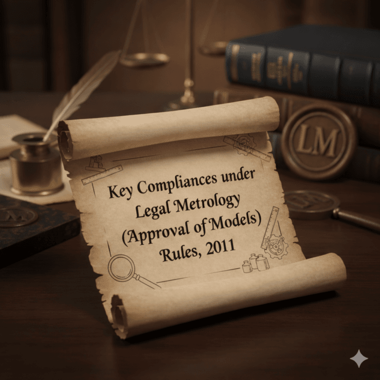 Key Compliances under Legal Metrology (Approval of Models) Rules, 2011