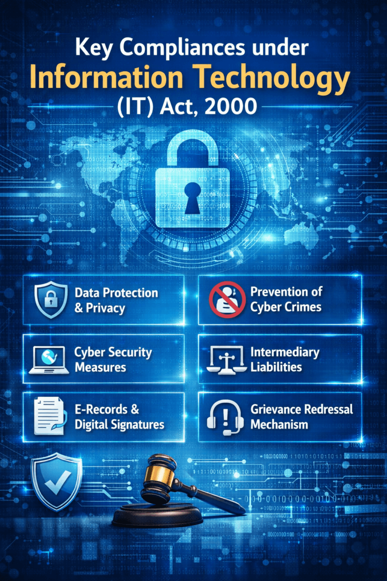 Key Compliances under Information Technology (IT) Act, 2000
