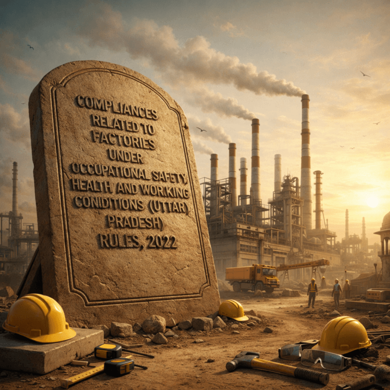 Compliances Related to Factories under Occupational Safety, Health and Working Conditions (Uttar Pradesh) Rules, 2022
