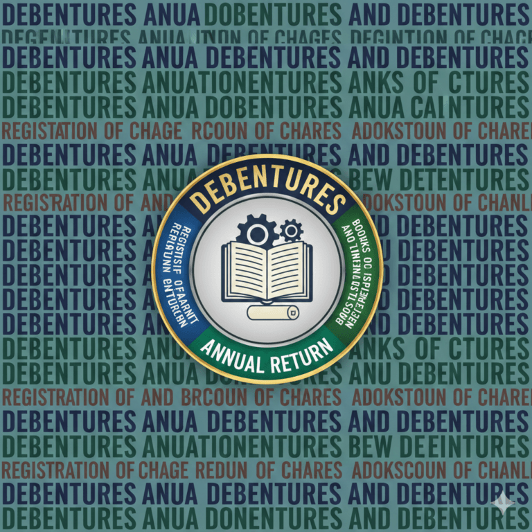 Debentures, Annual Return, Registration of Charges, Books of Account and their Inspection