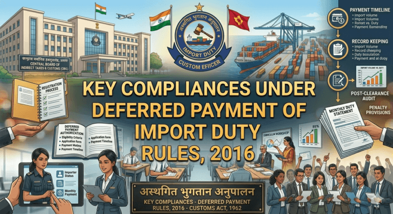 Key Compliances under Deferred Payment of Import Duty Rules, 2016