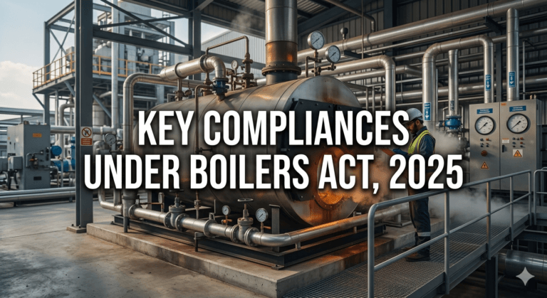 Key Compliances under Boilers Act, 2025