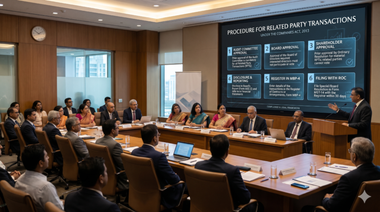 Procedure for Related Party Transactions under the Companies Act, 2013